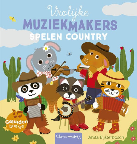 geluidenboekje Clavis - Vrolijke muziekmakers spelen country