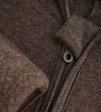 Baby jumpsuit Huttelihut - Merino wool Brown Melange