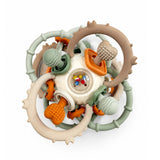 Siliconen twist & rattle ball - Bo Jungle