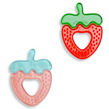 bijtring Bo Jungle (set van 2) - Strawberry