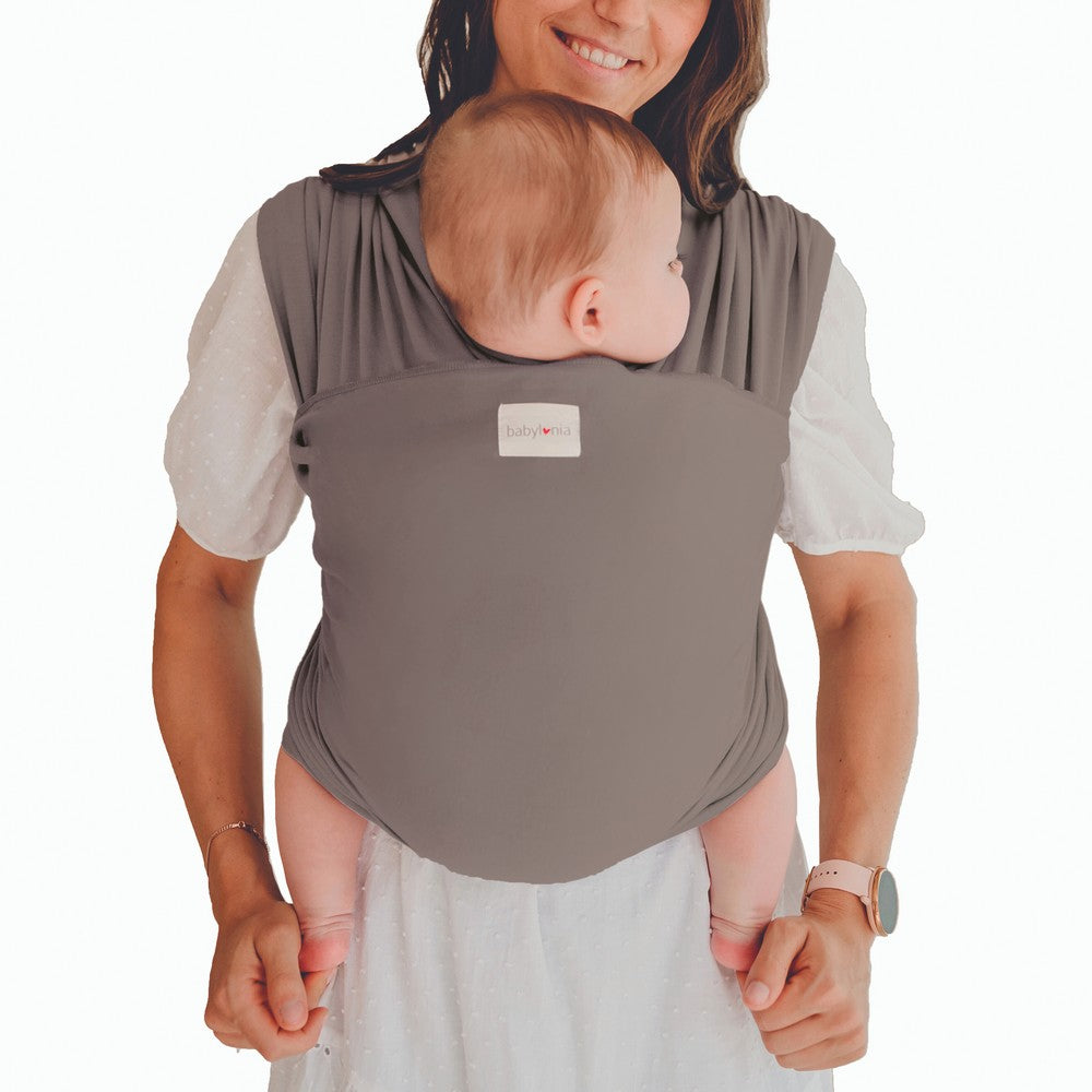 Draagdoek Babylonia - Tricot slen Organic mild taupe