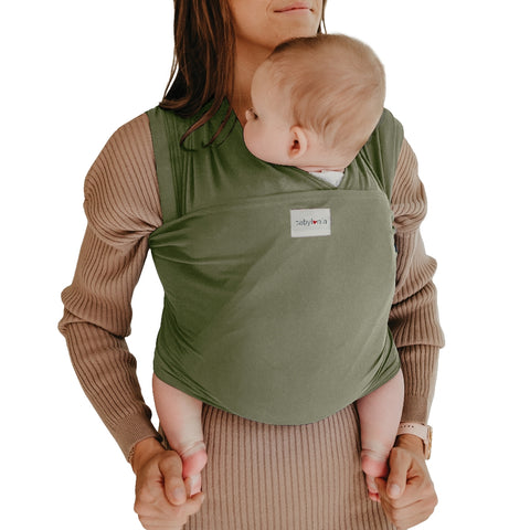Draagdoek Babylonia - Tricot slen Cool Khaki green