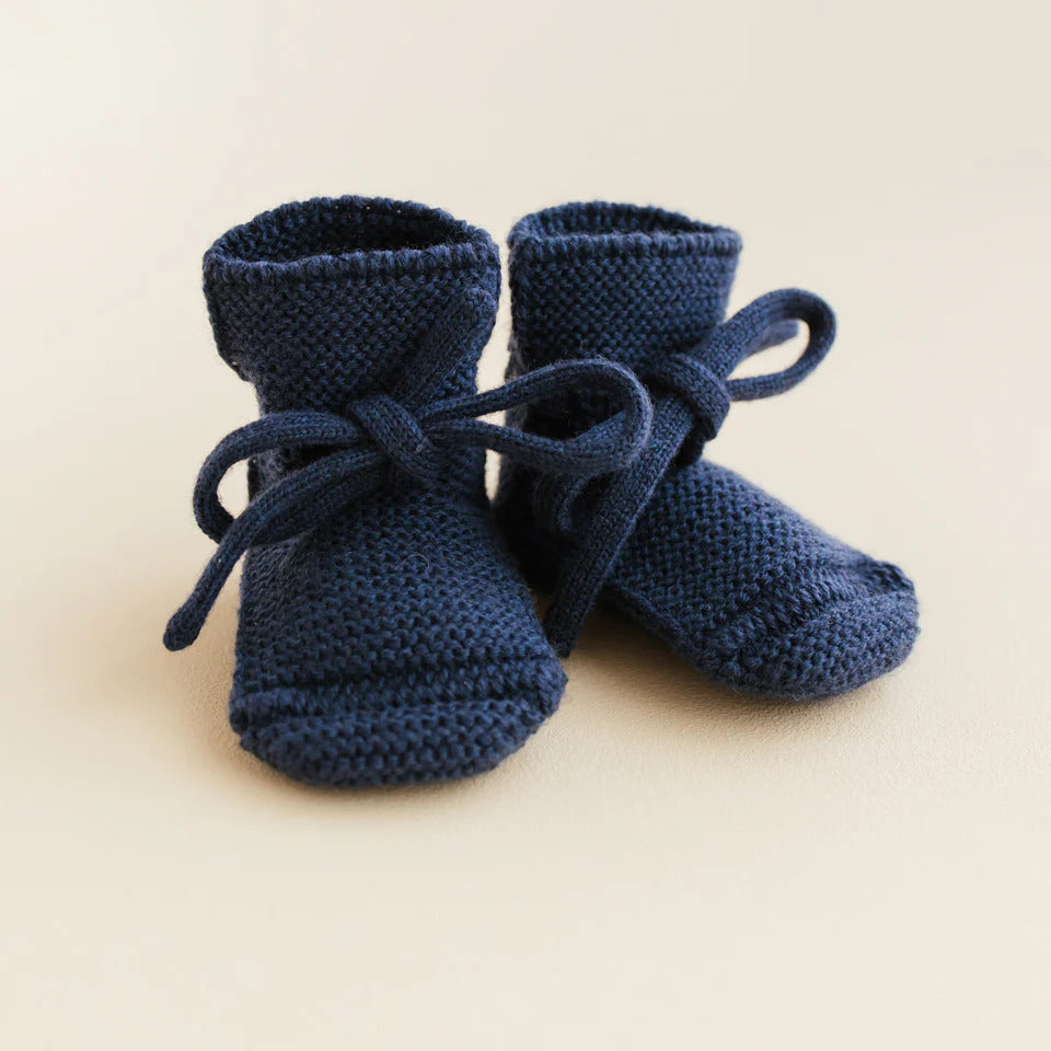 Booties HVID - Blue (0-9 maanden)