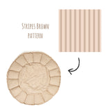 Speelmat Play & Go - Bloom stripes brown