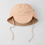 Cloby zonnehoedje UPF50+ - Peachy summer/sandy beach 0-6 maanden