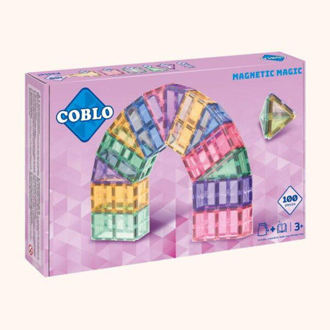 Open Ended Magnetische tegels Coblo - pastel (100 stukken)