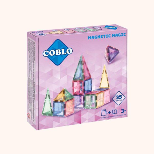 Open Ended Magnetische tegels Coblo - pastel (35 stukken)