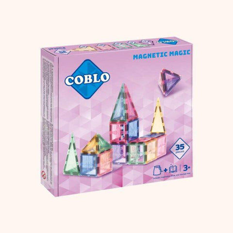 Open Ended Magnetische tegels Coblo - pastel (35 stukken)