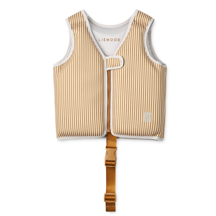Zwemvest Liewood - Stripe Sandy-golden caramel (19-30kg)