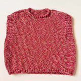 Vest Klara Hvid - Happy Melange Red