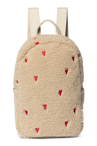 Mini rugzak Studio Noos - Ecru Hearts