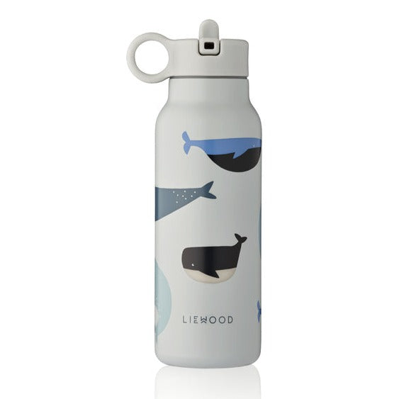 Drinkfles Liewood 350 ml - Whales | cloud blue