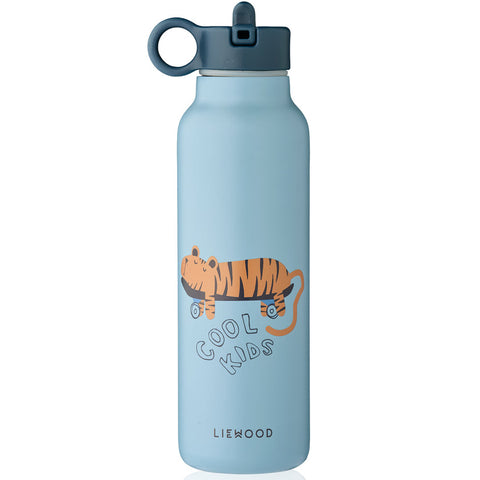 Drinkfles Liewood 500 ml - Tiger/beach blue