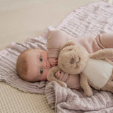 Knuffel met hartslag Flow - Milo (brown)