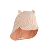 Zonnehoedje Liewood - Stripe tuscany rose/sandy
