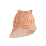 Zonnehoedje Liewood - Stripe tuscany rose/sandy