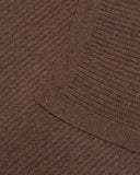 Kiki dekentje HVID - Dark Brown