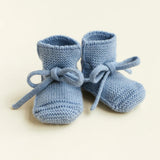 Booties HVID - light blue (0-9 maanden)