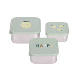 Snackdoosjes Lässig (set van 3) - Happy fruits lemon