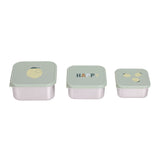 Snackdoosjes Lässig (set van 3) - Happy fruits lemon