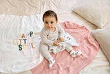 tetradoek Lässig - Happy fruits cherry (set van 3) 80x80cm