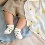 Sokjes Lässig - Lemon light blue (0-1 jaar)