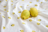 tetradoek Lässig - Happy fruits lemon (set van 3) 80x80cm