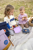 RVS Brooddoos Lässig - Little gang heart lilac