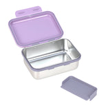 RVS Brooddoos Lässig - Little gang heart lilac