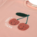T-shirt Lässig - Cherry peach