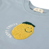 T-shirt Lässig - Lemon light blue