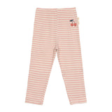 Legging Lässig - Ribbed cherry peach