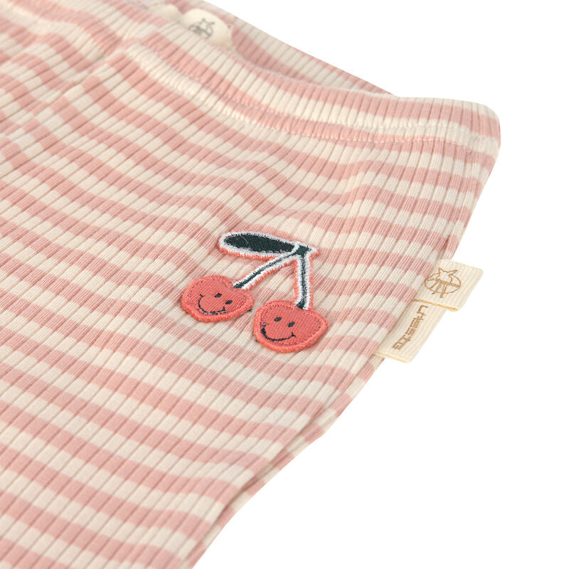 Legging Lässig - Ribbed cherry peach