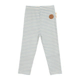 Legging Lässig - Ribbed smile light blue