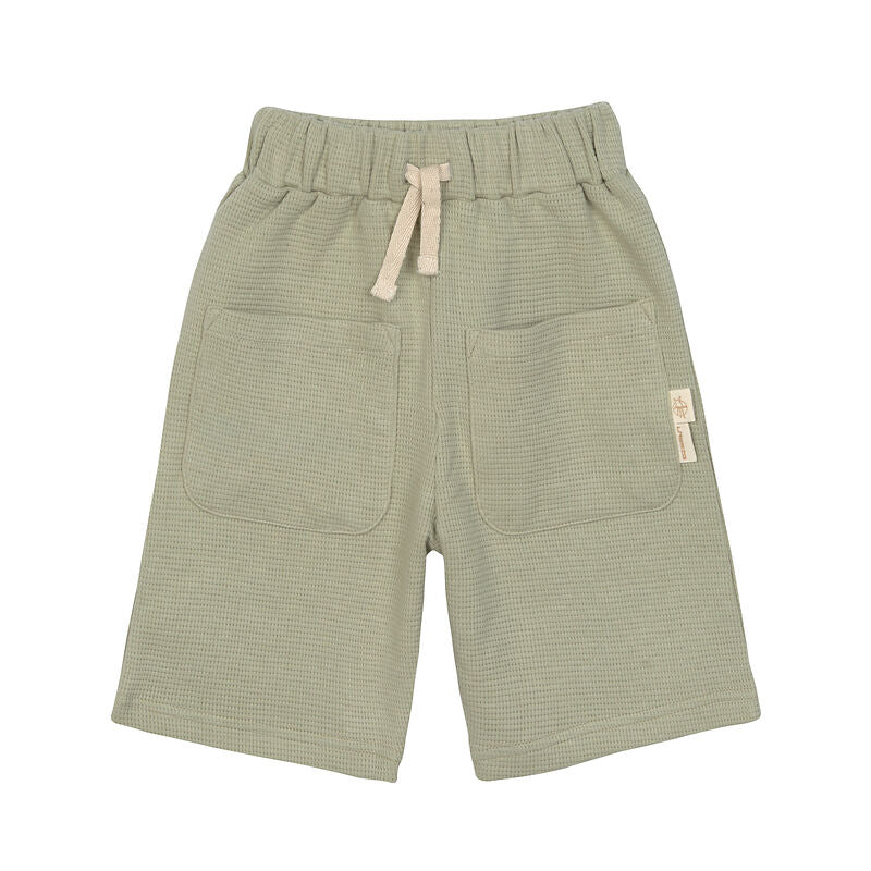 Short Lässig - Waffle light kakhi