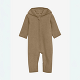 Baby jumpsuit cotton fleece Huttelihut - Molé melange