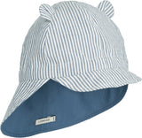 Zonnehoedje Liewood - Blue wave/creme de la creme