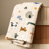 Tetradoek Liewood - Around the world (set van 2) 65x65cm