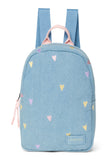 Mini rugzak Studio Noos - Denim Light Blue Hearts