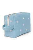 Toilettas Studio Noos - Denim Light Blue Hearts