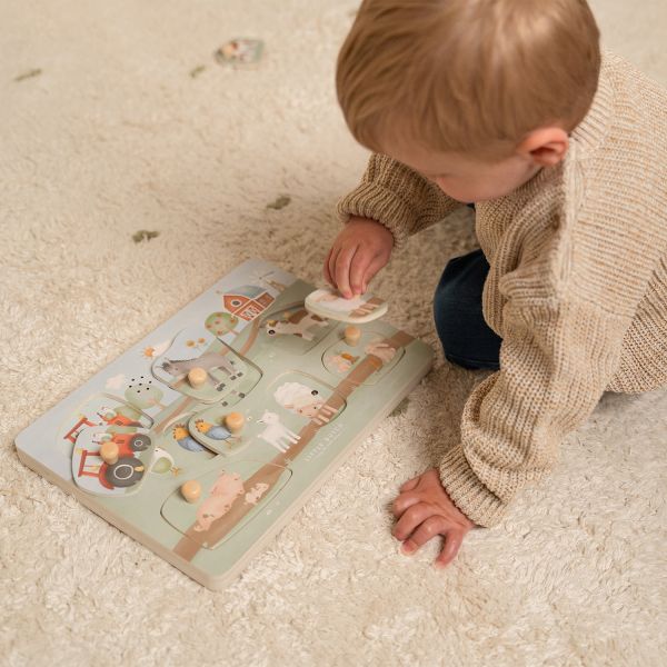 Geluidenpuzzel Little Dutch - Farm