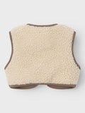 Sherpa vest Lil' Atelier - Birch
