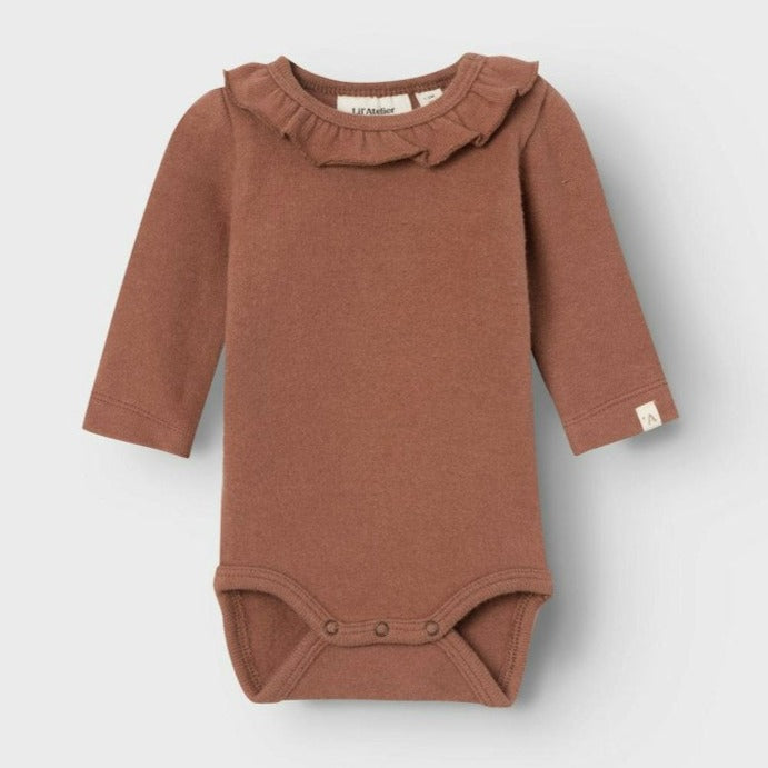 Romper Lil' Atelier - Carob brown