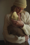 Beanie HVID Fonzie newborn - Light Yellow