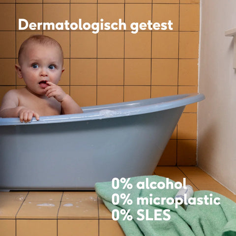 Reinigende wasgel & shampoo in 1 Naïf - 500ml (0% parfum)