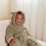 Teddy onesie Little Dutch - Soft green