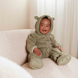 Teddy onesie Little Dutch - Soft green