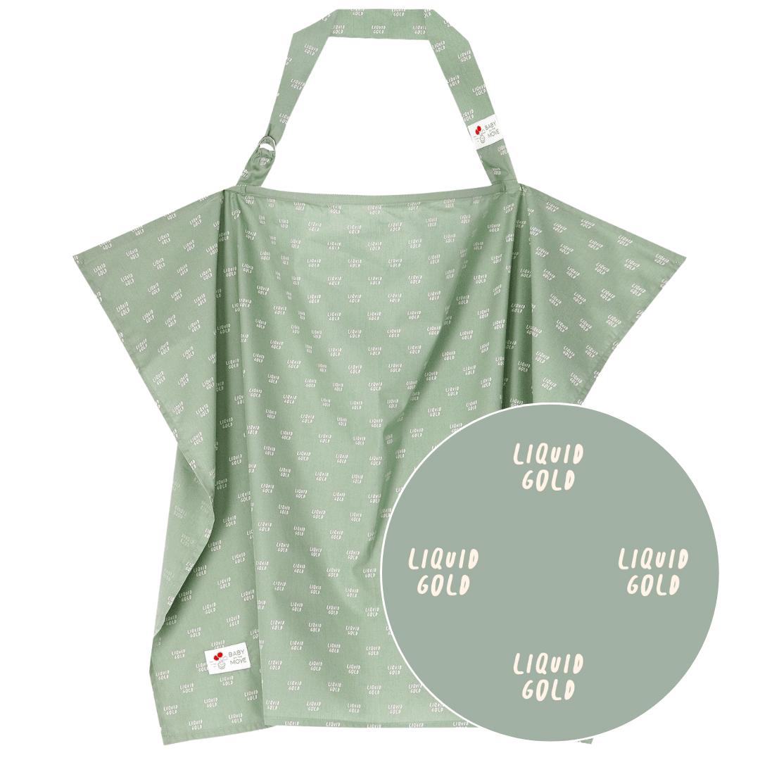 voedingsdoek Baby On the Move - Liquid Gold