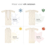 4-seizoensslaapzak Puckababy - Blue Berry (6m-2,5j)