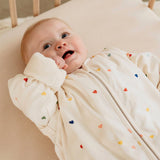 4-seizoensslaapzak Puckababy - Hearts Confetti (6m-2,5j)
